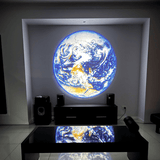 Projetor Lua/Terra 360° 2 em 1 USB LED