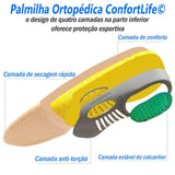 Palmilha Ortopédica ConfortLife© - Loja Galak