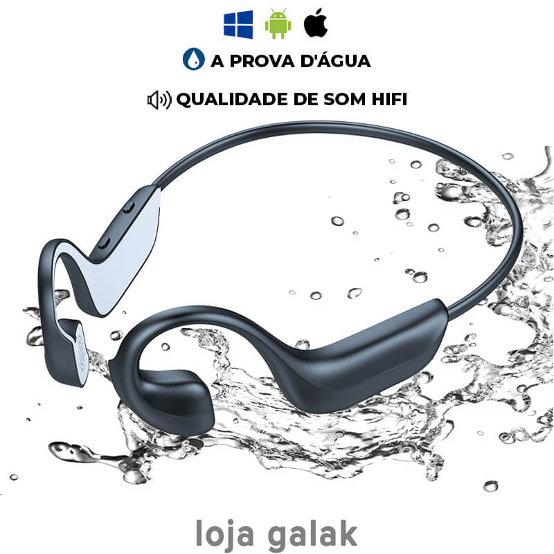 Fone de ouvido G100© à prova d'água - sem fio Bluetooth