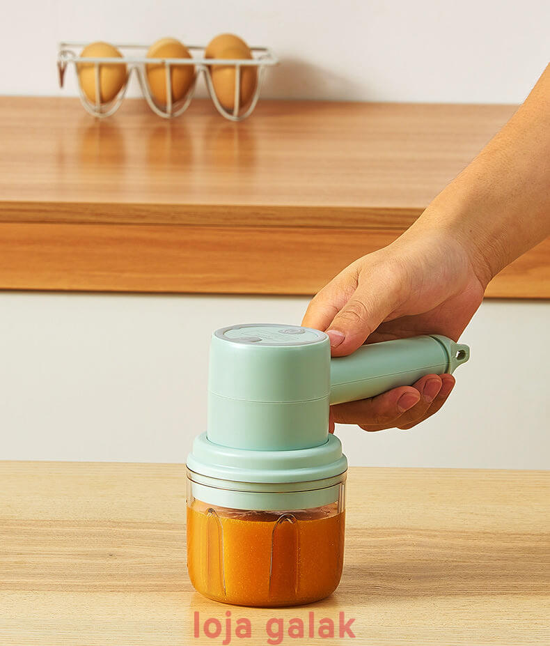 Batedeira - Mixer Elétrico e Portátil - Hand-Mixer Pro® 3 em 1