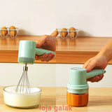 Batedeira - Mixer Elétrico e Portátil - Hand-Mixer Pro® 3 em 1