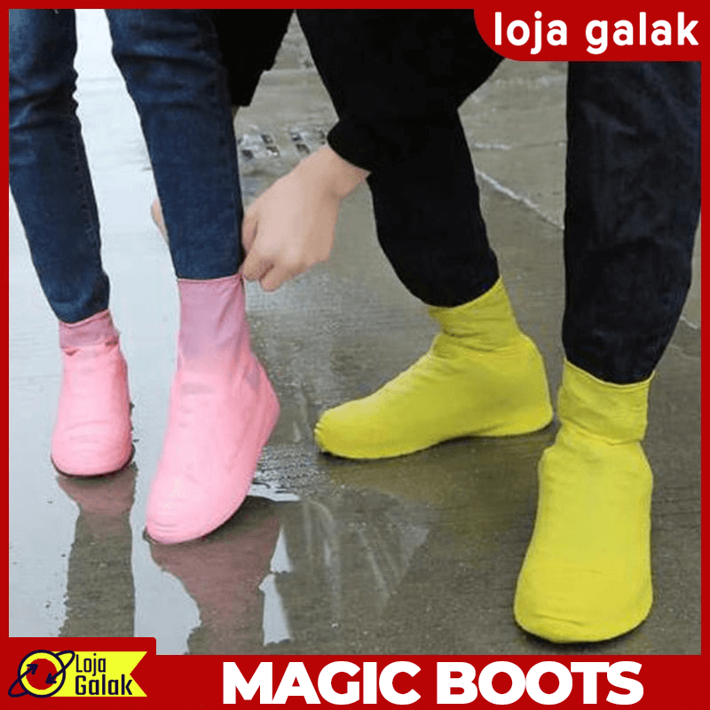 MagicBoots© - Capa protetora de silicone para os pés