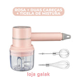 Batedeira - Mixer Elétrico e Portátil - Hand-Mixer Pro® 3 em 1